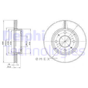 OEM BRAKE DISC (DOUBLE PACK) BG2565