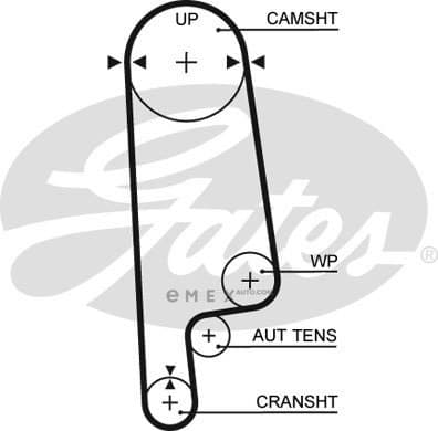 OEM BELT, TIMING 5234XS