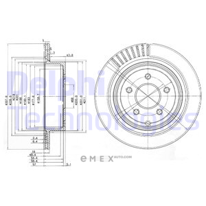 OEM BRAKE DISC (DOUBLE PACK) BG4041