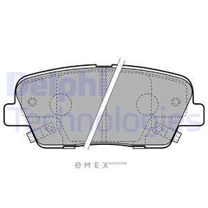 OEM BRAKE PAD AXLE SET LP2202