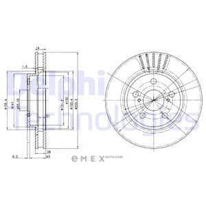 OEM BRAKE DISC (DOUBLE PACK) BG3187