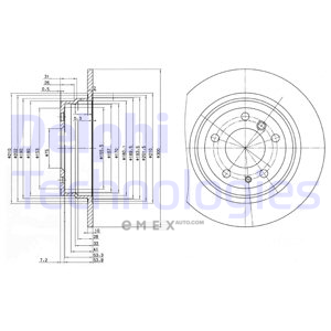 OEM BRAKE DISC (DOUBLE PACK) BG2431