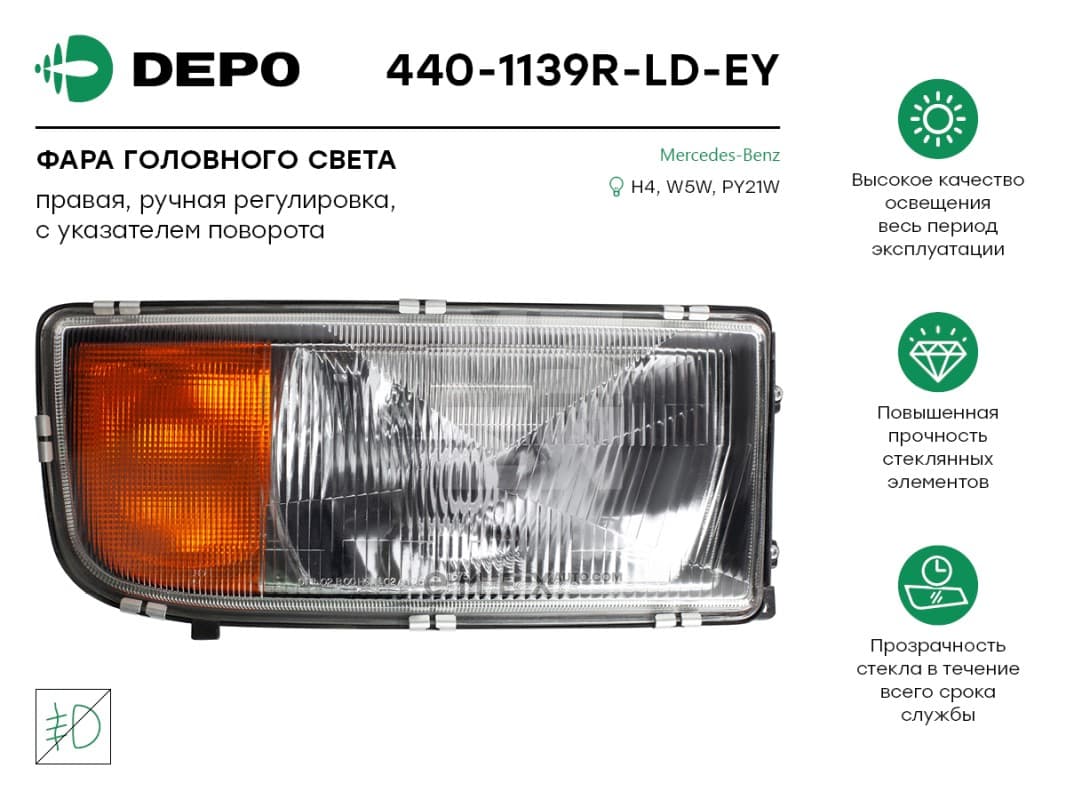 OEM HEADLAMP ASSY 4401139RLDEY