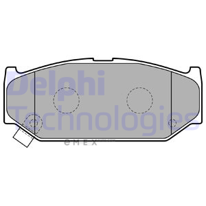 OEM BRAKE PAD AXLE SET LP2182