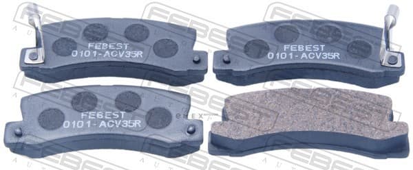 OEM PAD KIT, DISC BRAKE 0101ACV35R