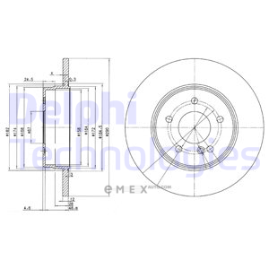 OEM BRAKE DISC (DOUBLE PACK) BG3602