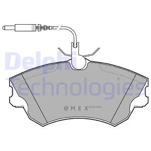 OEM BRAKE PAD AXLE SET LP1614