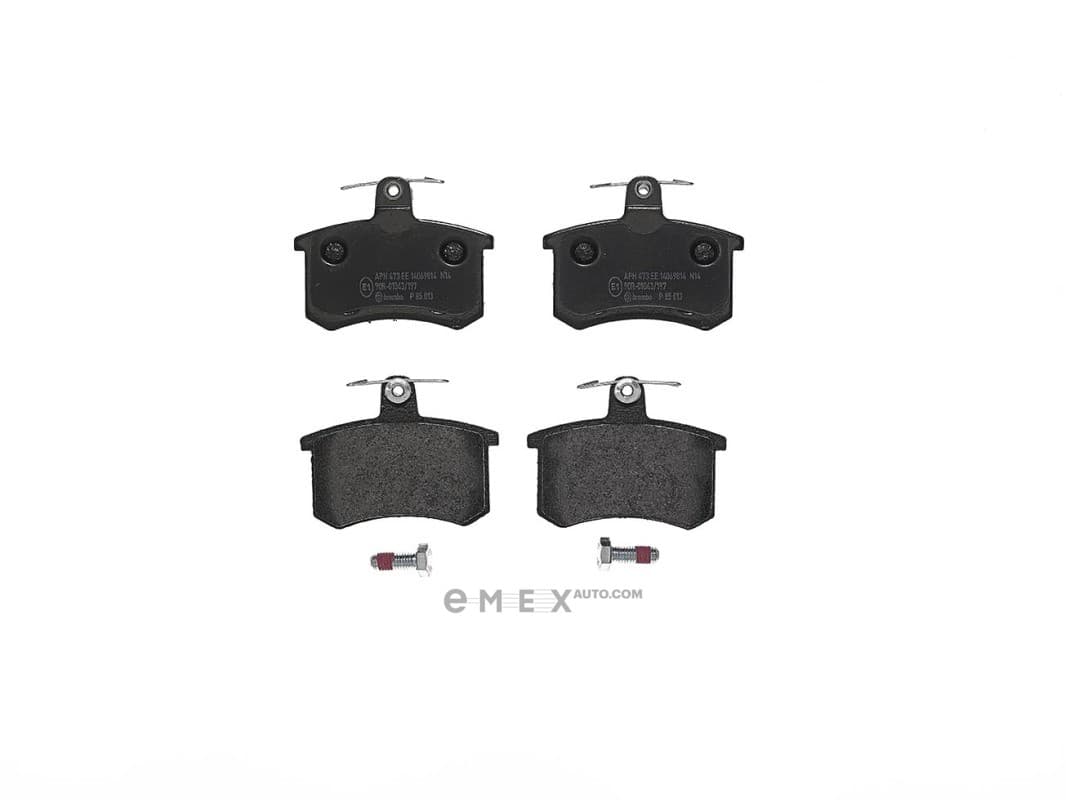 OEM PAD KIT, DISC BRAKE P85013