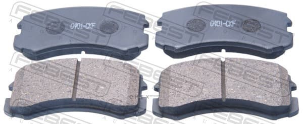 OEM PAD KIT, DISC BRAKE, FRONT 0401CKF