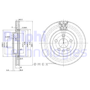 OEM BRAKE DISC (DOUBLE PACK) BG2844