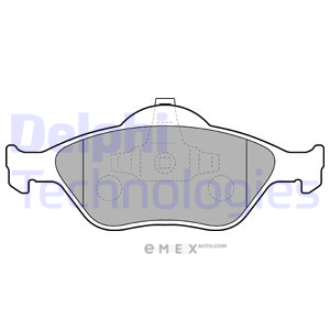 OEM Brake Pad Set, disc brake LP1469