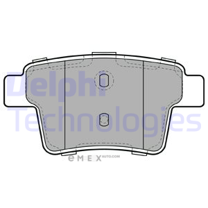 OEM BRAKE PAD AXLE SET LP1957