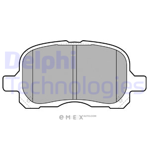 OEM BRAKE PAD AXLE SET LP1302