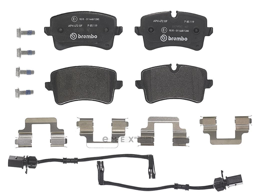 OEM PAD KIT, DISC BRAKE P85119