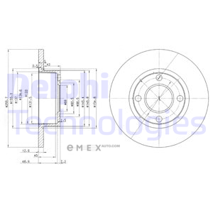 OEM BRAKE DISC (DOUBLE PACK) BG2752