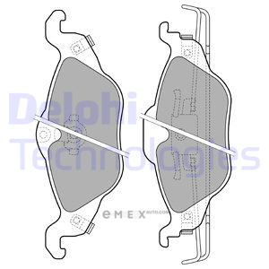 OEM BRAKE PAD AXLE SET LP1673