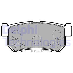 OEM BRAKE PAD AXLE SET LP2127