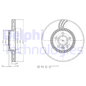 OEM BRAKE DISC (DOUBLE PACK) BG4123