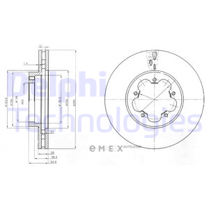 OEM BRAKE DISC (DOUBLE PACK) BG4007