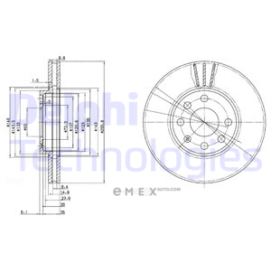 OEM BRAKE DISC (DOUBLE PACK) BG3404