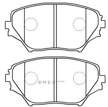 OEM PAD KIT, DISC BRAKE HP5035