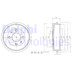 OEM BRAKE DRUM BF200