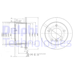 OEM BRAKE DISC (DOUBLE PACK) BG3235