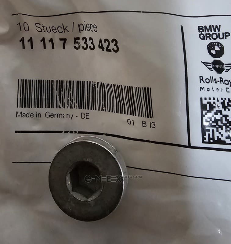 OEM Screw plug with gasket ring 11117533423