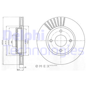 OEM BRAKE DISC (DOUBLE PACK) BG4337