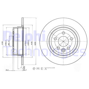 OEM BRAKE DISC (DOUBLE PACK) BG3550