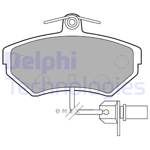 OEM BRAKE PAD AXLE SET LP1631