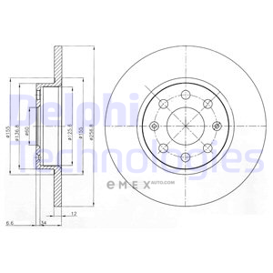 OEM BRAKE DISC (DOUBLE PACK) BG4155