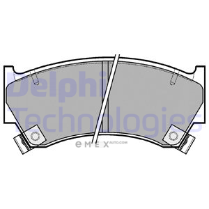 OEM BRAKE PAD AXLE SET LP1590