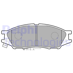 OEM BRAKE PAD AXLE SET LP2184