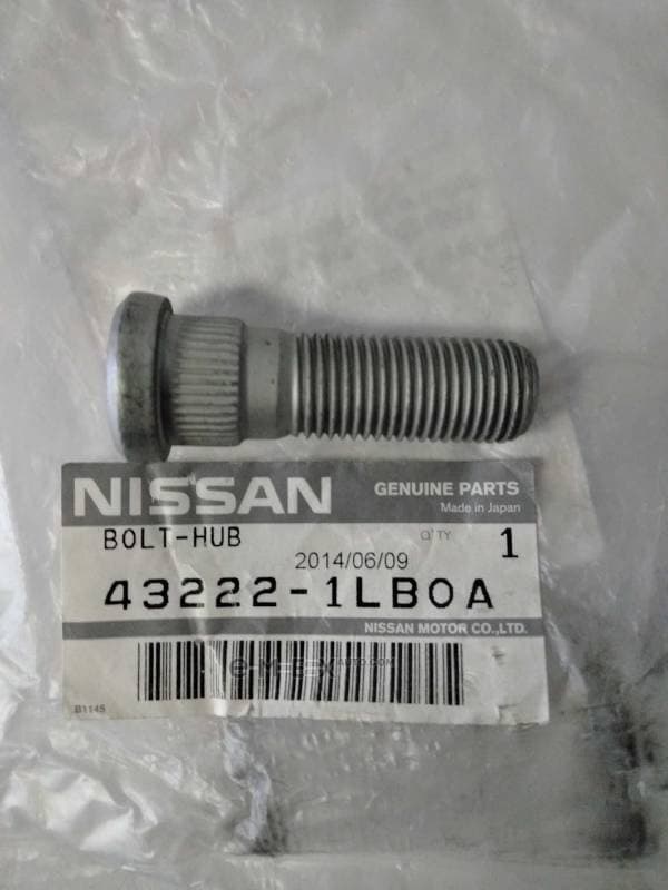 OEM BOLT, WHEEL HUB 432221LB0A