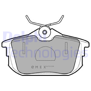 OEM BRAKE PAD AXLE SET LP1593