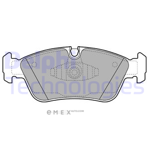 OEM BRAKE PAD AXLE SET LP1925