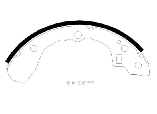 OEM BRAKE SHOE HS1005