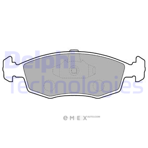 OEM BRAKE PAD AXLE SET LP1549