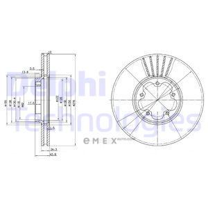 OEM BRAKE DISC (DOUBLE PACK) BG3676