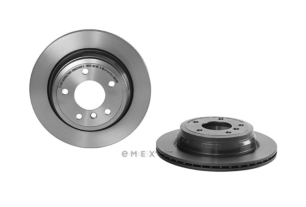 OEM BRAKE DISC, VENTILATED 09B33821