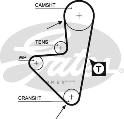 OEM BELT, TIMING 5175XS