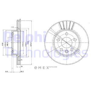 OEM BRAKE DISC (DOUBLE PACK) BG3417