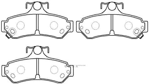 OEM PAD KIT, DISC BRAKE HP5244