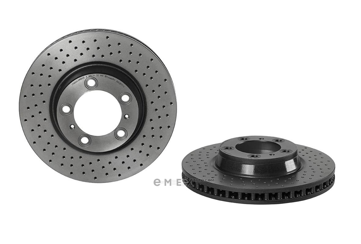 OEM BRAKE DISC,FRT-CARRERA 09C87711