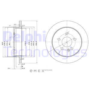 OEM BRAKE DISC (DOUBLE PACK) BG3398