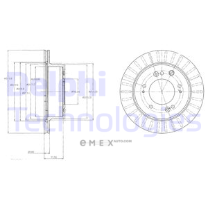 OEM BRAKE DISC (DOUBLE PACK) BG4331