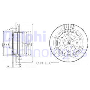 OEM BRAKE DISC (DOUBLE PACK) BG3750