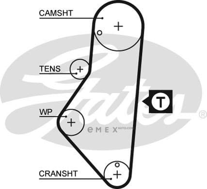 OEM BELT, TIMING 5215XS