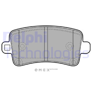 OEM BRAKE PAD AXLE SET LP2084